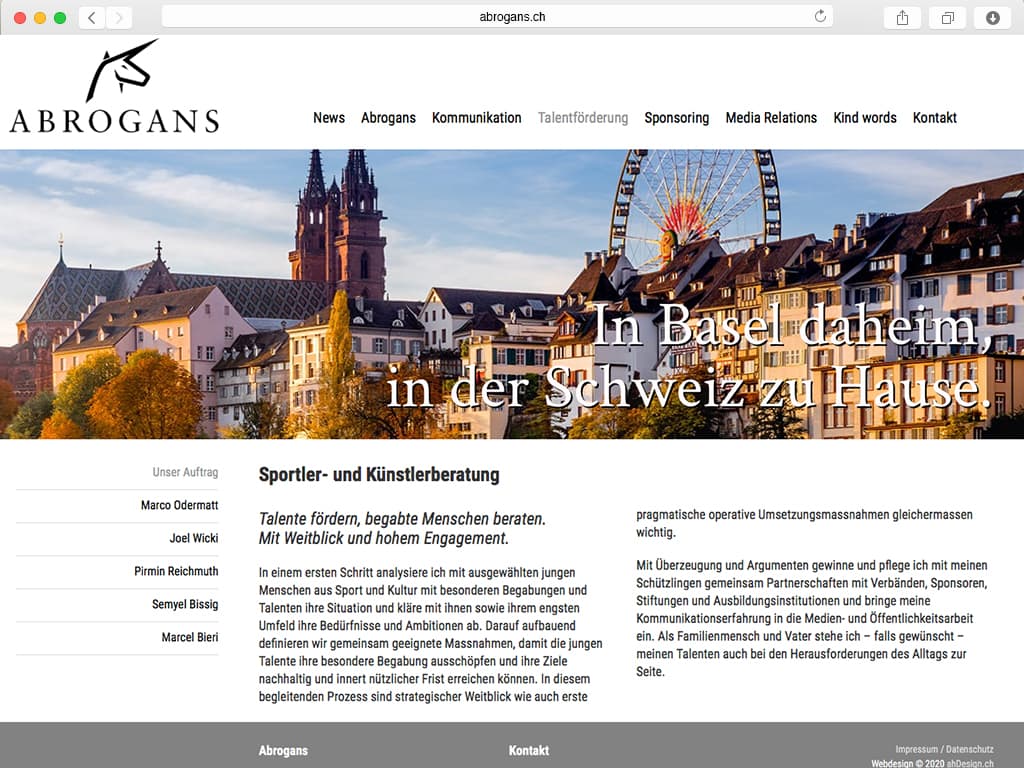 Abrogans - Förderung von Talenten